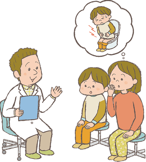 保護者からの情報を、今後の治療の参考に