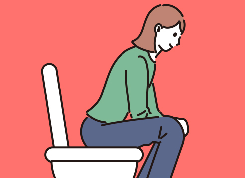 「排便姿勢」の画像