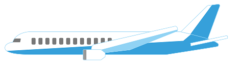 大きさ・複雑さのイメージ：飛行機