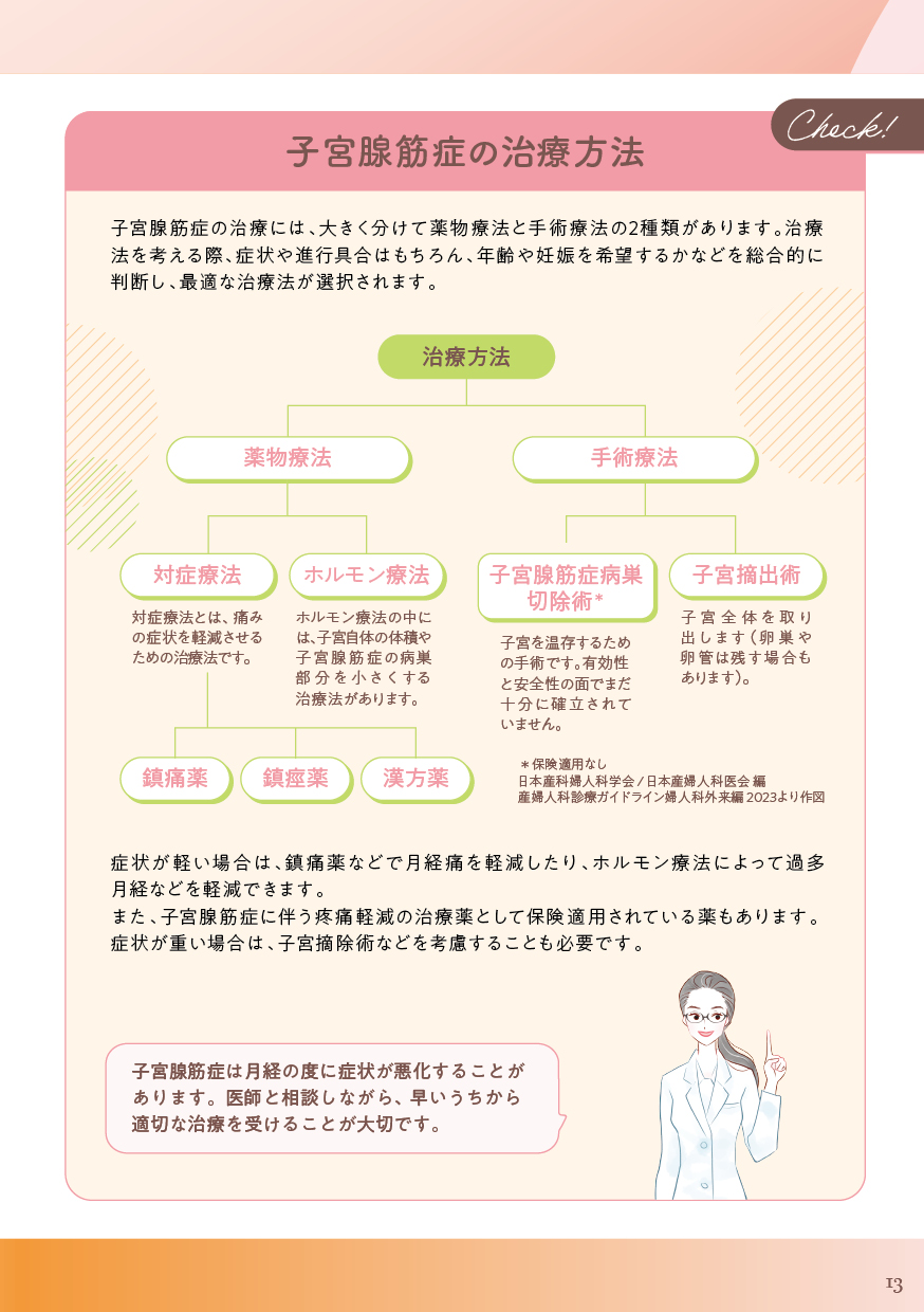 子宮腺筋症の治療方法