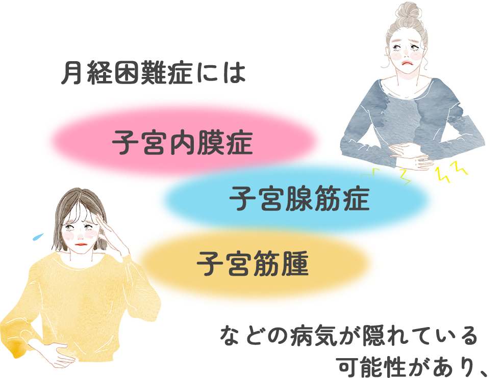 月経困難症のサインかも？